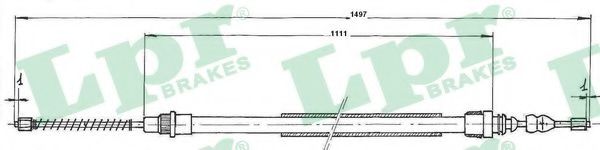 жило, ръчна спирачка C0697B