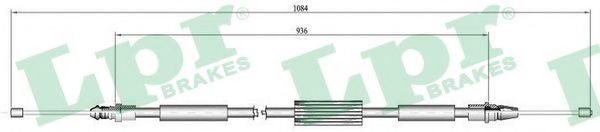 жило, ръчна спирачка C0728B