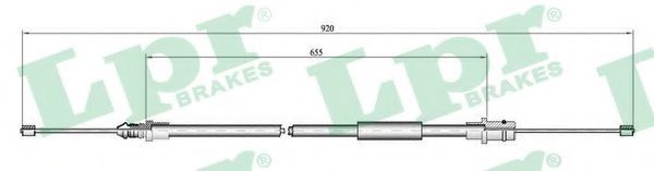 жило, ръчна спирачка C0798B