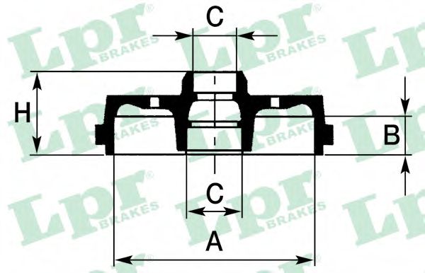 спирачен барабан 7D0226