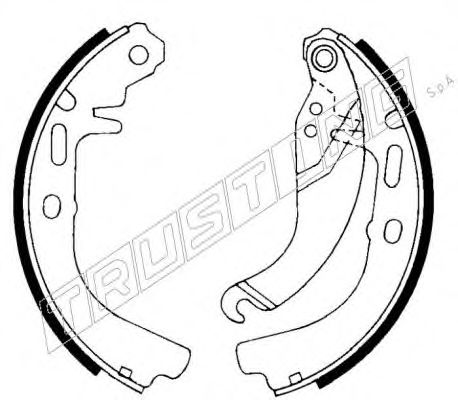 комплект спирачна челюст 073.161