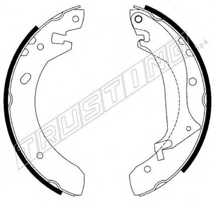 комплект спирачна челюст 7290