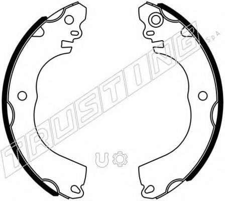 комплект спирачна челюст 067.204
