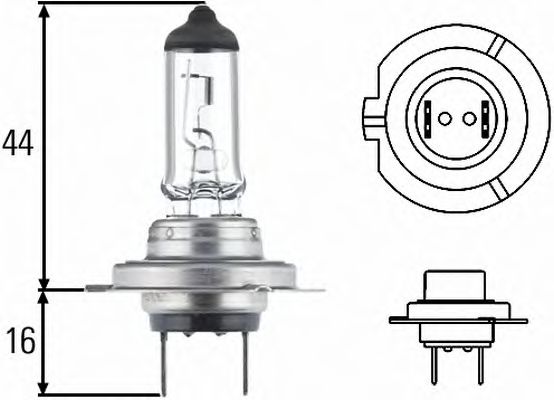 крушка с нагреваема жичка, главни фарове 8GH 007 157-481