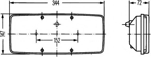 задни светлини; задни светлини 2SD 003 167-021