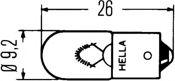 крушка с нагреваема жичка, мигачи 8GP 002 067-121