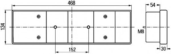 задни светлини; задни светлини 2VP 008 204-041