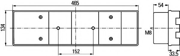 задни светлини; задни светлини 2VP 008 204-081