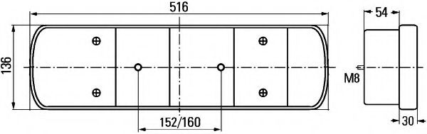 задни светлини; задни светлини 2VD 008 205-011