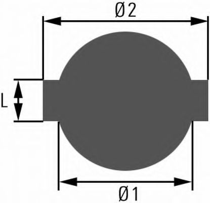 капачка, горивен резервоар 8XY 004 720-001