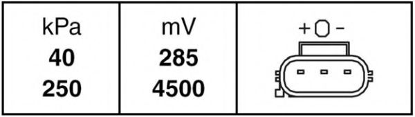 датчик, налягане при принудително пълнене 6PP 009 400-181