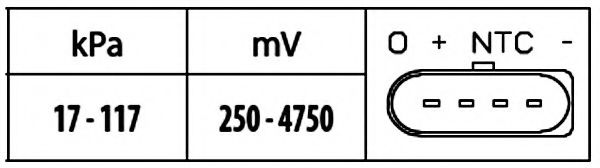 датчик, налчгане във всмукателните тръби 6PP 009 400-511