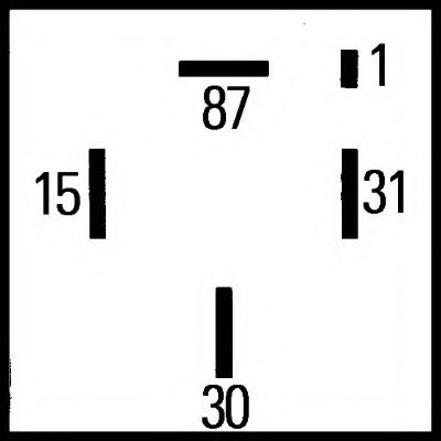 реле, горивна помпа 4RP 008 189-061