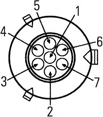 задни светлини; задни светлини 2VD 007 500-411