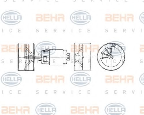 вентилатор вътрешно пространство 8EW 009 160-491