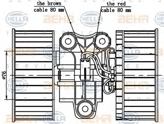 вентилатор вътрешно пространство