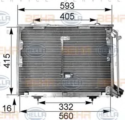 кондензатор, климатизация 8FC 351 036-014