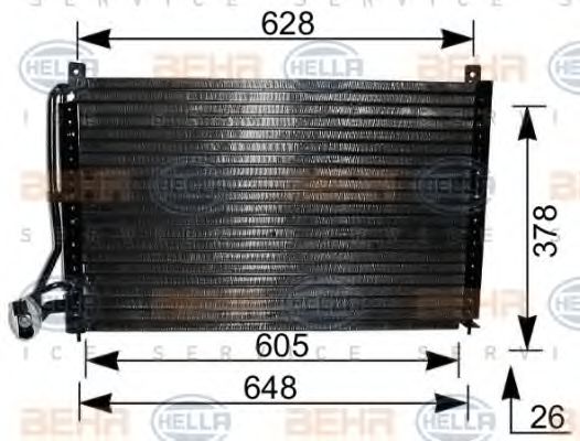 кондензатор, климатизация 8FC 351 036-181