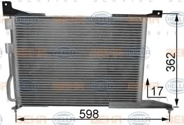 кондензатор, климатизация 8FC 351 036-261