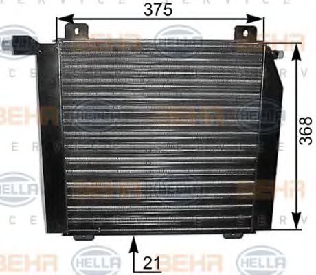 кондензатор, климатизация 8FC 351 037-401