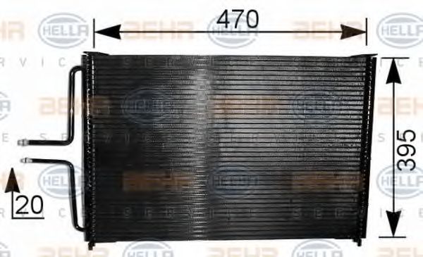 кондензатор, климатизация 8FC 351 037-551