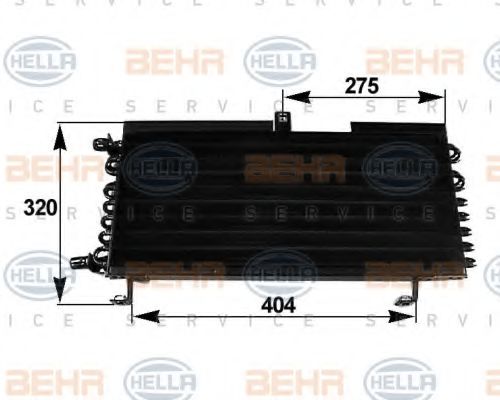 кондензатор, климатизация 8FC 351 038-281