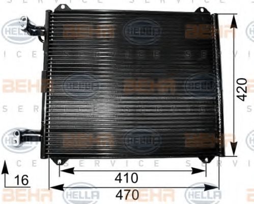 кондензатор, климатизация 8FC 351 038-551