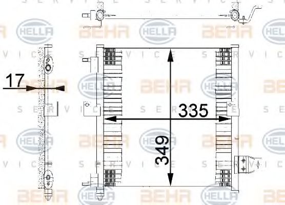 кондензатор, климатизация 8FC 351 038-781