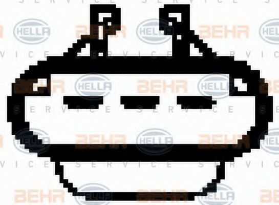 вентилатор, охлаждане на двигателя 8EW 351 044-501