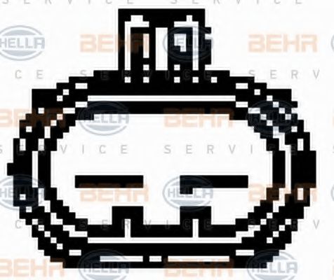 вентилатор, охлаждане на двигателя 8EW 351 149-041