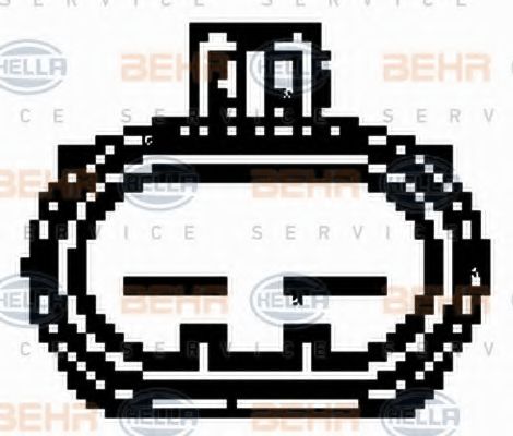 вентилатор, охлаждане на двигателя 8EW 351 149-211