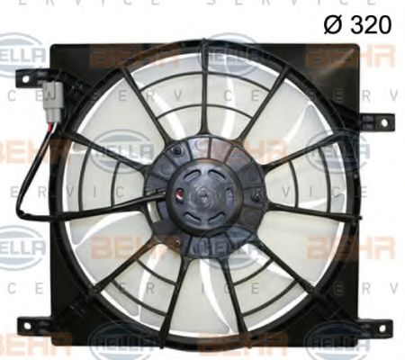 вентилатор, охлаждане на двигателя 8EW 351 150-294