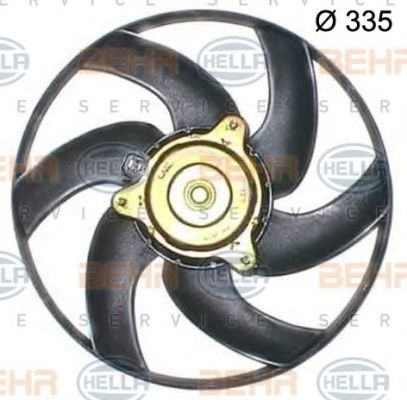 вентилатор, охлаждане на двигателя 8EW 351 150-344