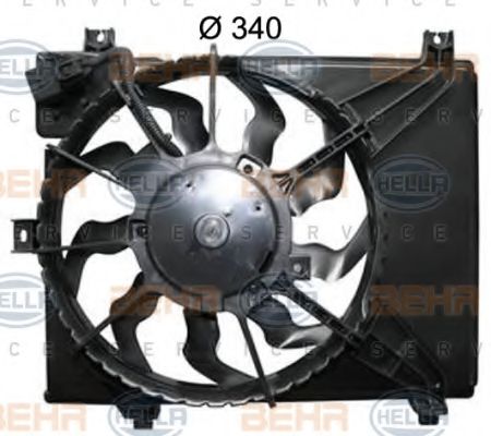 вентилатор, охлаждане на двигателя