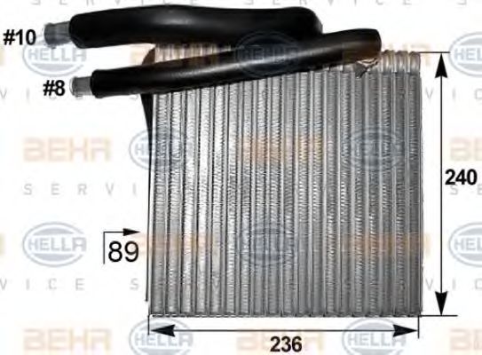 изпарител, климатична система