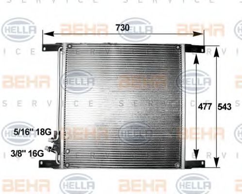 кондензатор, климатизация 8FC 351 300-041