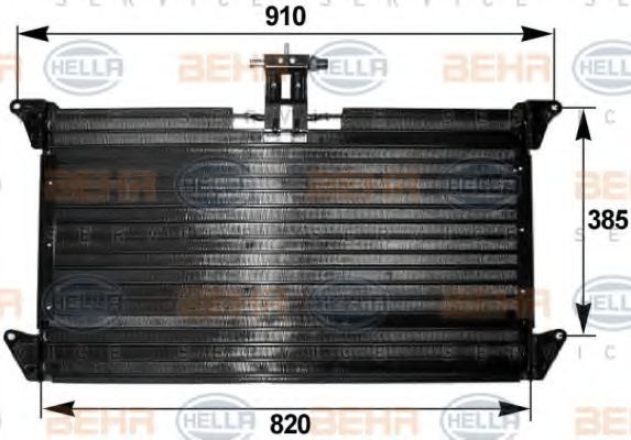 кондензатор, климатизация 8FC 351 300-181