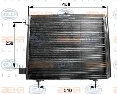 кондензатор, климатизация 8FC 351 300-371