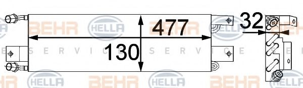 кондензатор, климатизация 8FC 351 301-471