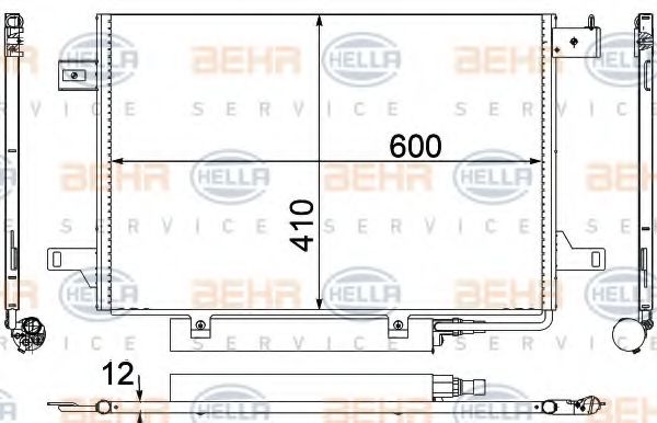 кондензатор, климатизация 8FC 351 301-671