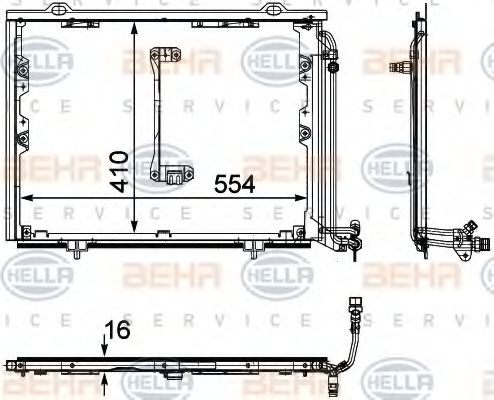 кондензатор, климатизация 8FC 351 302-151