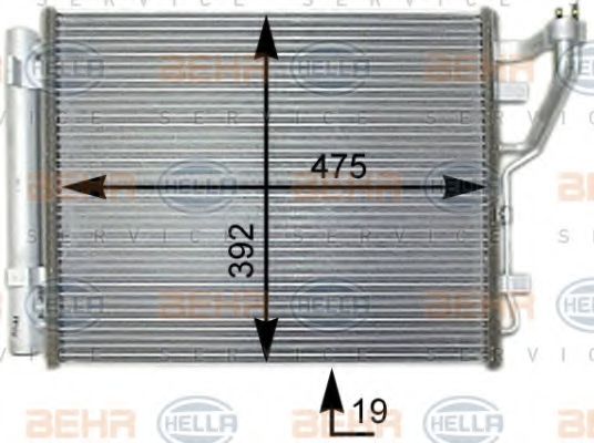 кондензатор, климатизация 8FC 351 303-221