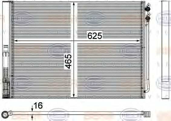 кондензатор, климатизация 8FC 351 309-141