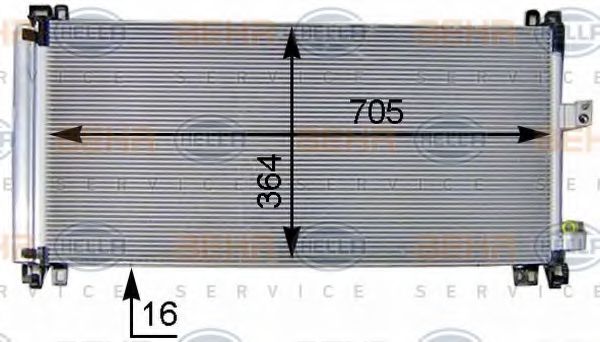 кондензатор, климатизация 8FC 351 309-571