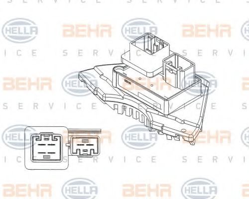 регулатор, обдухване интериор 5HL 351 321-231