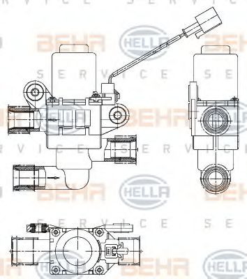 регулиращ клапан за охладителната течност 9XL 351 328-361