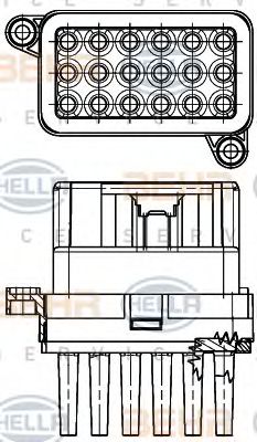 регулатор, обдухване интериор 5HL 351 332-341