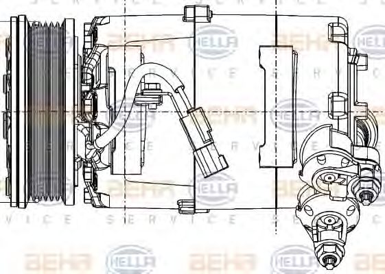 компресор, климатизация 8FK 351 334-361