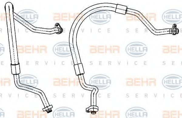 тръбопровод за ниско налягане, климатична система 9GS 351 338-531