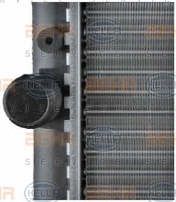 радиатор, охлаждане на двигателя 8MK 376 714-741